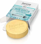 Kosmetyki do kąpieli - Lavera Feste Dusche 2 in 1 basis sensitiv Hydro Feeling - mit Bio-Aloe Vera und pflanzlichem Keratin - reinigt ohne auszutrocknen - 3x ergiebiger als flüssiges Duschgel - Naturkosmetik - 1 Stk / 50g 112766 - miniaturka - grafika 1