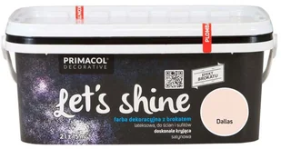 Primacol Farba dekoracyjna Let's shine Dallas 2 l - Farby wewnętrzne Primacol Farba dekoracyjna Let's shine Dallas 2 l - Farby wewnętrzne - miniaturka - grafika 2