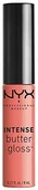 Błyszczyki do ust - NYX Intense masła Gloss Sorbet NIBLGL09-00 - miniaturka - grafika 1