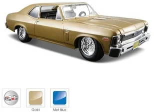 Maisto Chevy Nova SS 1970 GXP-501127 - Kolekcjonerskie modele pojazdów - miniaturka - grafika 2