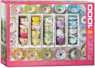 Eurographics Puzzle 1000 Filiżanki Do Herbaty 6000-5342 - Puzzle - miniaturka - grafika 2