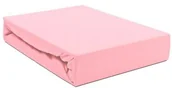 Prześcieradła - Darymex Prześcieradło Jersey z gumką jasnoróżowe 90x200 dx-90-pjr-002 - miniaturka - grafika 1