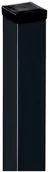 Ogrodzenia - Polbram Słupek ogrodzeniowy 10x10x200 cm czarny - miniaturka - grafika 1