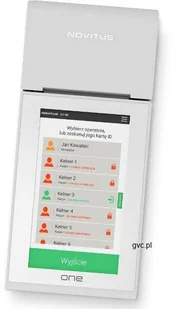 Novitus Kasa fiskalna ONE ONLINE GASTRONOMICZNA biało-szara - Kasy fiskalne - miniaturka - grafika 4