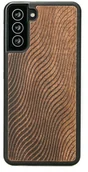 Etui i futerały do telefonów - Bewood Drewniane etui Samsung Galaxy S21 FE Fale Merbau BWD09131 - miniaturka - grafika 1