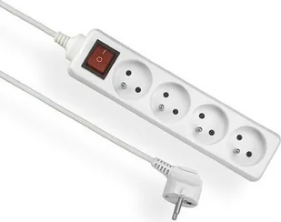 HBF domowy Elgotech z wyłącznikiem 4 gniazda z uziemieniem 3 m - Przedłużacze i rozgałęźniki - miniaturka - grafika 2