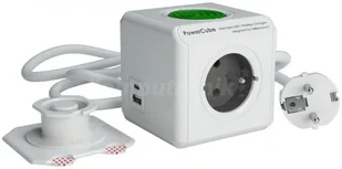 Allocacoc Listwa PowerCube ładowarka Qi Usb +usb-c - Przedłużacze i rozgałęźniki - miniaturka - grafika 2