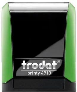 Trodat Pieczątka automat 4910 zielona - poduszka czarna 26X9mm /TRE-4910ZIWCA/ UN190-4 - Pieczątki - miniaturka - grafika 2
