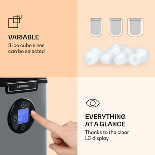 Klarstein ICE11-Icemeister2G-S - Kostkarki do lodu - miniaturka - grafika 3