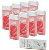 Depilacja - Depilacja 8x Wosk w rolce Italwax Rose róża Paski - miniaturka - grafika 1