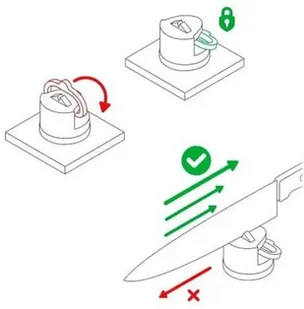 AnySharp Ostrzałka do noży AnySharp PRO - red ASKSPROredPL - Noże - miniaturka - grafika 5