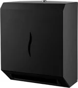 Dozowniki papieru i mydła dla firm - Faneco Automatyczny podajnik ręczników papierowych w roli HIT Black Autocut stal czarna - miniaturka - grafika 1