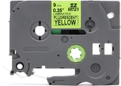 Papier do drukarek - Brother Taśma do P-touch 9mm 5m żółta TZE-C21 - miniaturka - grafika 1