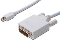 Kable komputerowe i do monitorów - PremiumCord Kabel Mini DisplayPort DVI M/M 1m kportadmk02-01) Biały - miniaturka - grafika 1