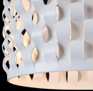 Maytoni LAMPA wisząca DELICATE MOD196-PL-02-W Maytoni ażurowa OPRAWA okrągły zwis biały MOD196-PL-02-W - Lampy sufitowe - miniaturka - grafika 9