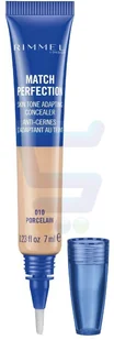 Rimmel MATCH PERFECTION - SKIN TONE ADAPTING CONCEALER - Korektor pod oczy dopasowujący się do odcienia skóry - 010 - PORCELAIN RIMKSOSK-IASK - Korektory do twarzy - miniaturka - grafika 2