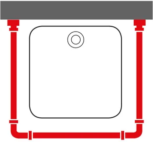 Sealskin Drążek prysznicowy, matowy, aluminium Coram - Zasłony prysznicowe - miniaturka - grafika 5