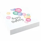 Balony i akcesoria - Amscan Serwetki Balony Happy Birthday pastel 33x33cm 20 szt. 9903711 - miniaturka - grafika 1