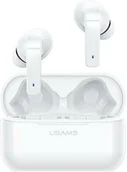 Słuchawki - USAMS BHULY06 białe - miniaturka - grafika 1
