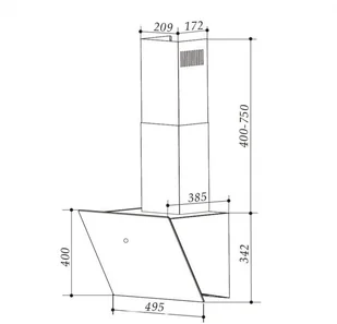 Klarstein Laurel 60 Biały (CGCH5-Laurel60-WH) - Okapy kuchenne - miniaturka - grafika 10