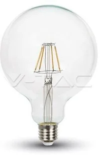 V-TAC Żarówka LED 4W Filament E27 G125 Ściemnialna VT-1994D 2700K 320lm - Żarówki LED - miniaturka - grafika 2