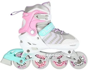 Nils EXTREME NH18192 4w1 RÓŻOWY ROZM.M(34-38) ŁYŻWOROLKI Z WYM. PŁ. FIGUROWĄ EXTREME 16-21-089 - Rolki - miniaturka - grafika 5