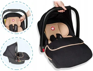LIONELO Noa Plus 0-13 kg Sand - Foteliki samochodowe - miniaturka - grafika 3