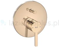 Baterie podtynkowe - Roca Naia Rose Gold bateria wannowo-prysznicowa podtynkowa inny A5A0B96RG0 - miniaturka - grafika 1