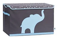 Kosze na bieliznę - STORE.IT Store.IT Kufer słoń na zabawki, poliester/MDF, szaro-niebieska, 61 x 37 x 38 cm 670384 - miniaturka - grafika 1