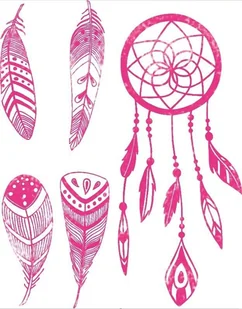 Aladine Szablon okrągły, pióra, 28 cm - Scrapbooking - miniaturka - grafika 5