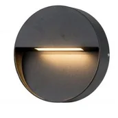 Lampy ogrodowe - AZZARDO CASORIA AZ4366 kinkiet 1x6W/LED IP54 AZ4366 - miniaturka - grafika 1