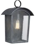 Lampy ogrodowe - Feiss Ogrodowa LAMPA ścienna HODGES FE/HODGES/L Elstead elewacyjna OPRAWA zewnętrzna klatka IP44 przecierany szary FE/HODGES/L - miniaturka - grafika 1