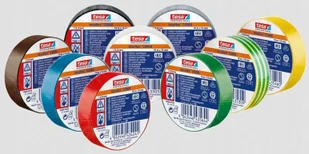 Tesa TAŚMA IZOLACYJNA 20M X 19MM CZARNA TI-20X19-CZ - Taśmy izolacyjne i naprawcze - miniaturka - grafika 2