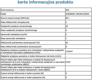 AEG DVB3850M - Okapy kuchenne - miniaturka - grafika 10