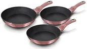 Patelnie - Berlinger Haus Zestaw 3 patelni 20/24/28cm bh-6170 i-rose BH-6170 Kinghoff - miniaturka - grafika 1