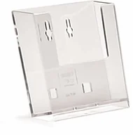 Pojemniki biurowe - Taymar taymar ścienny uchwyt na prospekty w formacie pocztówek DIN A6 do montażu na ścianie WPA6X - miniaturka - grafika 1