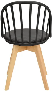 Intesi Krzesło Sirena czarne - Krzesła - miniaturka - grafika 6