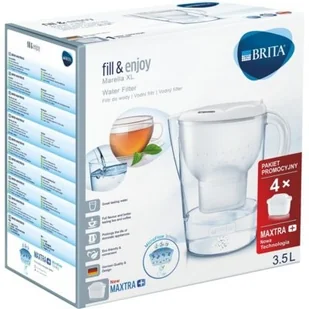 BRITA Marella MXplus XL Biały - Dzbanki filtrujące BRITA Marella MXplus XL Biały - Dzbanki filtrujące - miniaturka - grafika 1