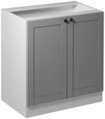 Szafki kuchenne - Szafka kuchenna stojąca Jena 80 cm kolor szary - miniaturka - grafika 1