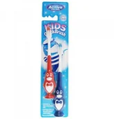 Kosmetyki kąpielowe dla dzieci - ACTIVE ORAL CARE Kids Quick Brush 3-6 Years szczoteczki do zębów dla dzieci Pingwin 2szt. 87107-uniw - miniaturka - grafika 1