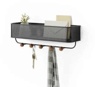 Umbra Organizer ścienny, czarny, ESTIQUE - Wieszaki i stojaki - miniaturka - grafika 2