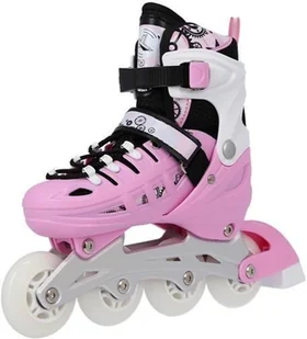 Nils EXTREME NH10905 4w1 RÓŻOWE ROZM. L(39-42) ŁYŻWOROLKI Z WYM. PŁOZĄ HOKEJOWĄ EXTREME 16-25-031 - Rolki - miniaturka - grafika 11