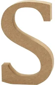 Pozostałe akcesoria dla plastyków - Creativ Company A/S Litera S z MDF - miniaturka - grafika 1