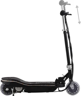 vidaXL Hulajnoga elektryczna z LED 120 W Czarna - Hulajnogi elektryczne vidaXL Hulajnoga elektryczna z LED 120 W Czarna - Hulajnogi elektryczne - miniaturka - grafika 3