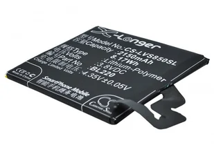 Cameron Sino Lenovo S850 / BL220 2150mAh 8.17Wh Li-Polymer 3.8V CS-LVS850SL - Baterie do telefonów - miniaturka - grafika 2
