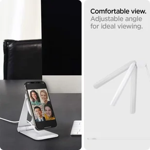 SPIGEN SPIGEN MAGFIT S Podstawka stacja dokująca do ładowarki Apple MagSafe biała 18774 - Ładowarki do telefonów - miniaturka - grafika 7