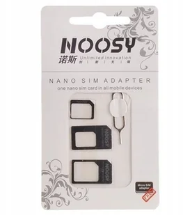 Noosy Adapter Nano Sim Na Micro Sim - Klucz 4W1 - Pozostałe akcesoria do telefonów - miniaturka - grafika 2