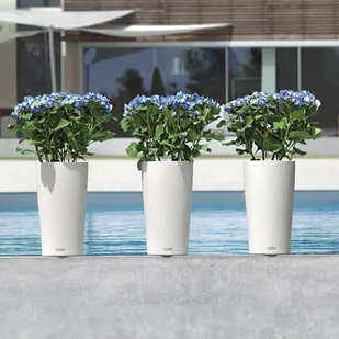 Lechuza Donica CILINDRO Color 23 biały - Donice - miniaturka - grafika 6