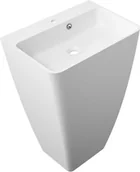 Umywalki - Omnires Marble+ Parma Umywalka wolnostojąca 55x43x85 cm biała PARMAUW - miniaturka - grafika 1