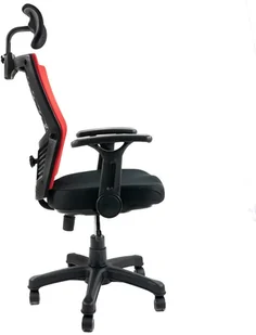 Fotel biurowy, krzesło biurowe ARTNICO Fotel biurowy ergonomiczny Artnico Mesh B20 czerw 130554 - Fotele i krzesła biurowe - miniaturka - grafika 7